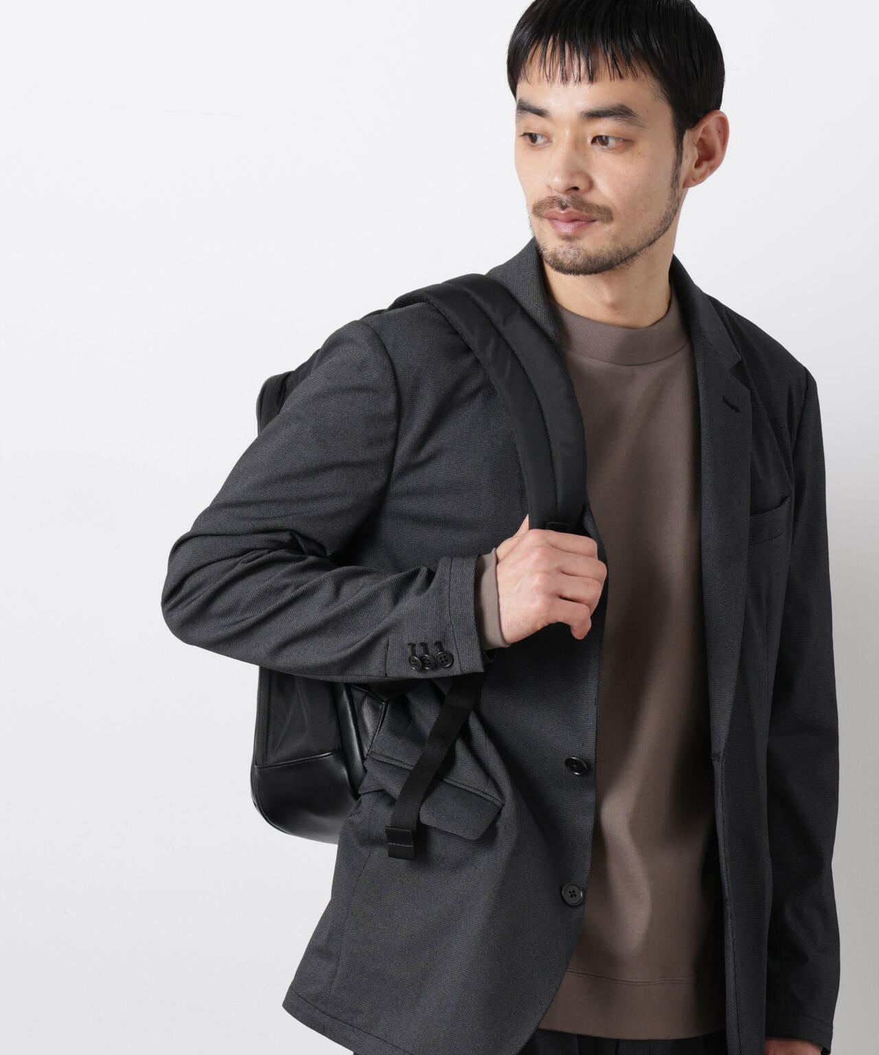【大人気セットアップ】｢Damerino｣ 軽量ジャージーデニムライクストレッチセットアップ