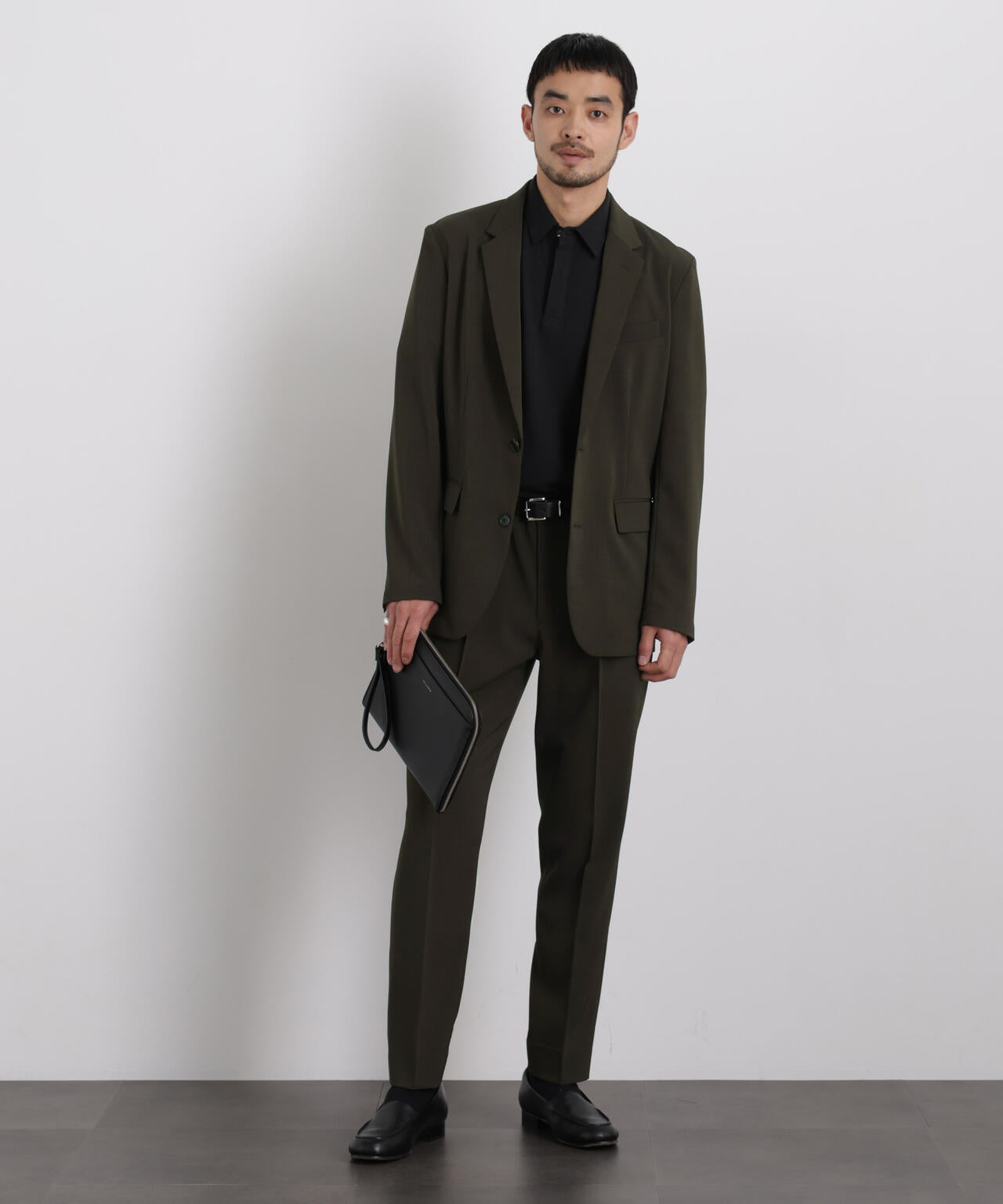 【大人気セットアップ】｢Damerino｣ クールタッチストレッチセットアップ/接触冷感.UVカット
