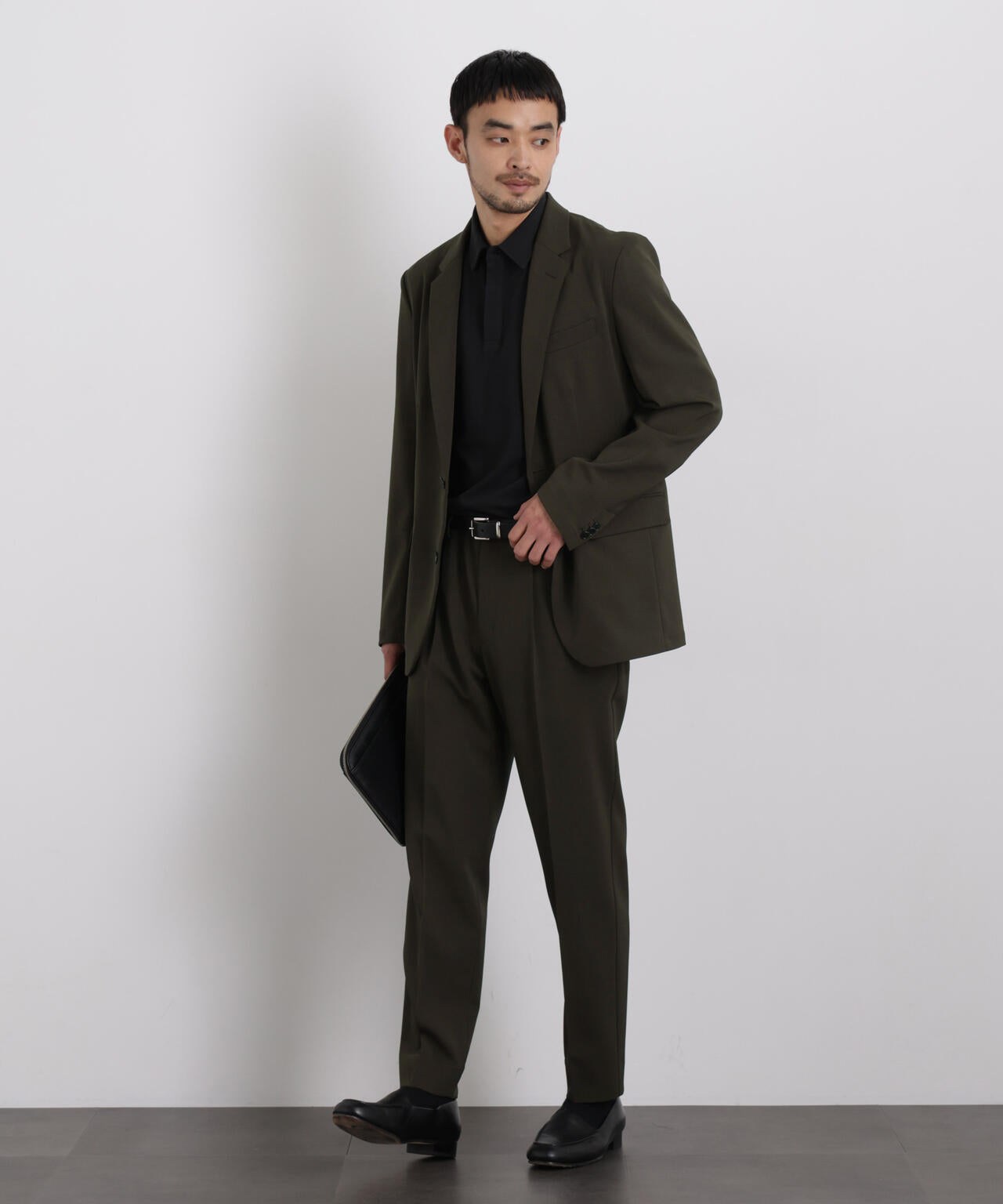 【大人気セットアップ】｢Damerino｣ クールタッチストレッチセットアップ/接触冷感.UVカット