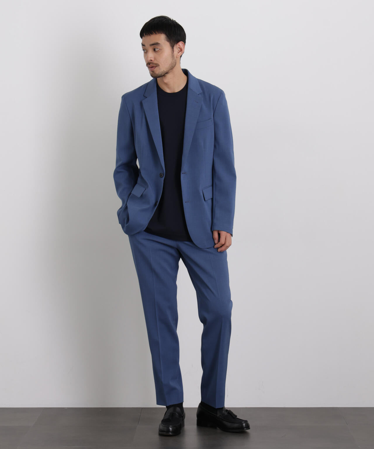 【大人気セットアップ】｢Damerino｣ クールタッチストレッチセットアップ/接触冷感.UVカット