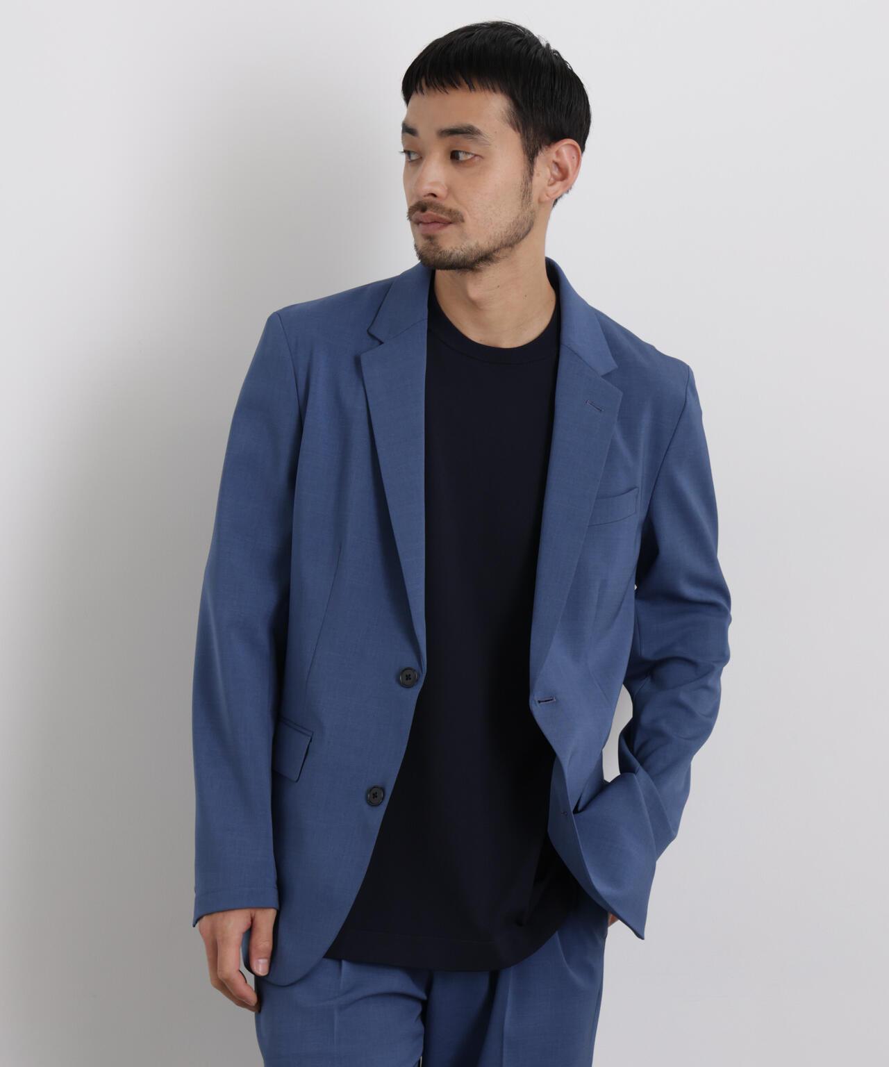 【大人気セットアップ】｢Damerino｣ クールタッチストレッチセットアップ/接触冷感.UVカット