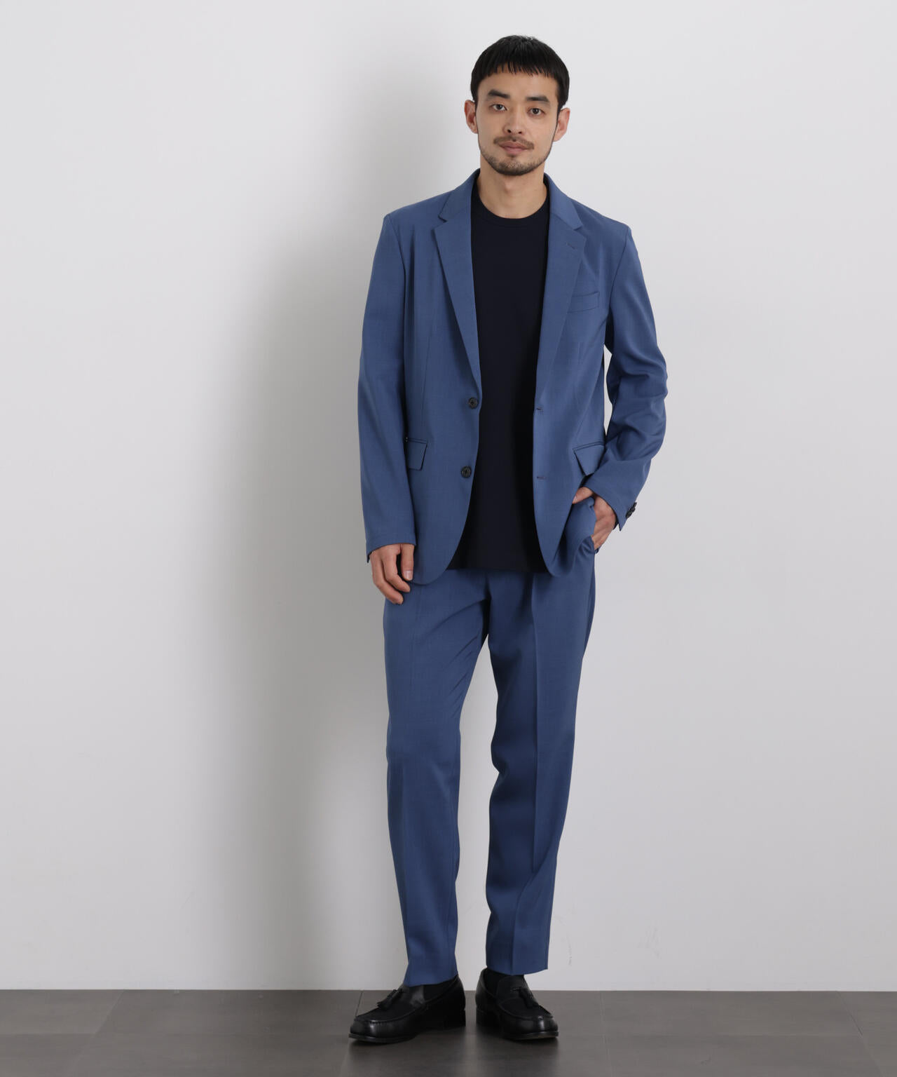 【大人気セットアップ】｢Damerino｣ クールタッチストレッチセットアップ/接触冷感.UVカット