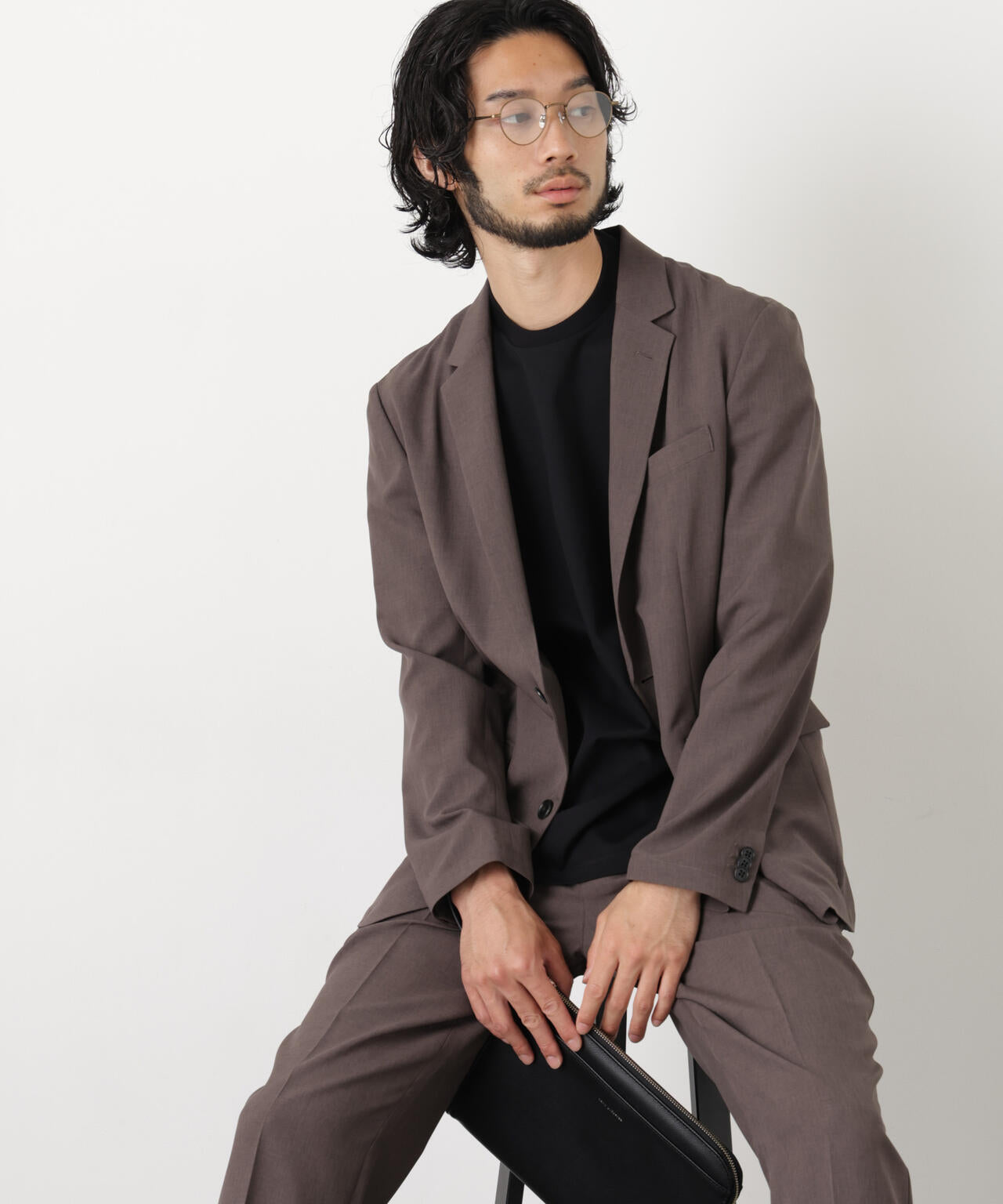 【大人気セットアップ】「Damerino」軽量サマートロセットアップ/接触冷感・吸水速乾