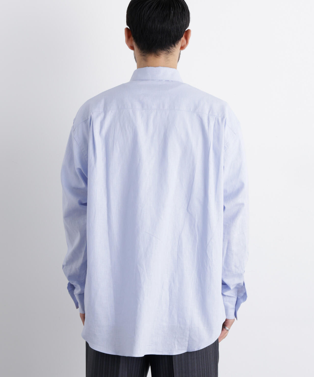 「FRENCH LINEN」リネンコットンレギュラーシャツ