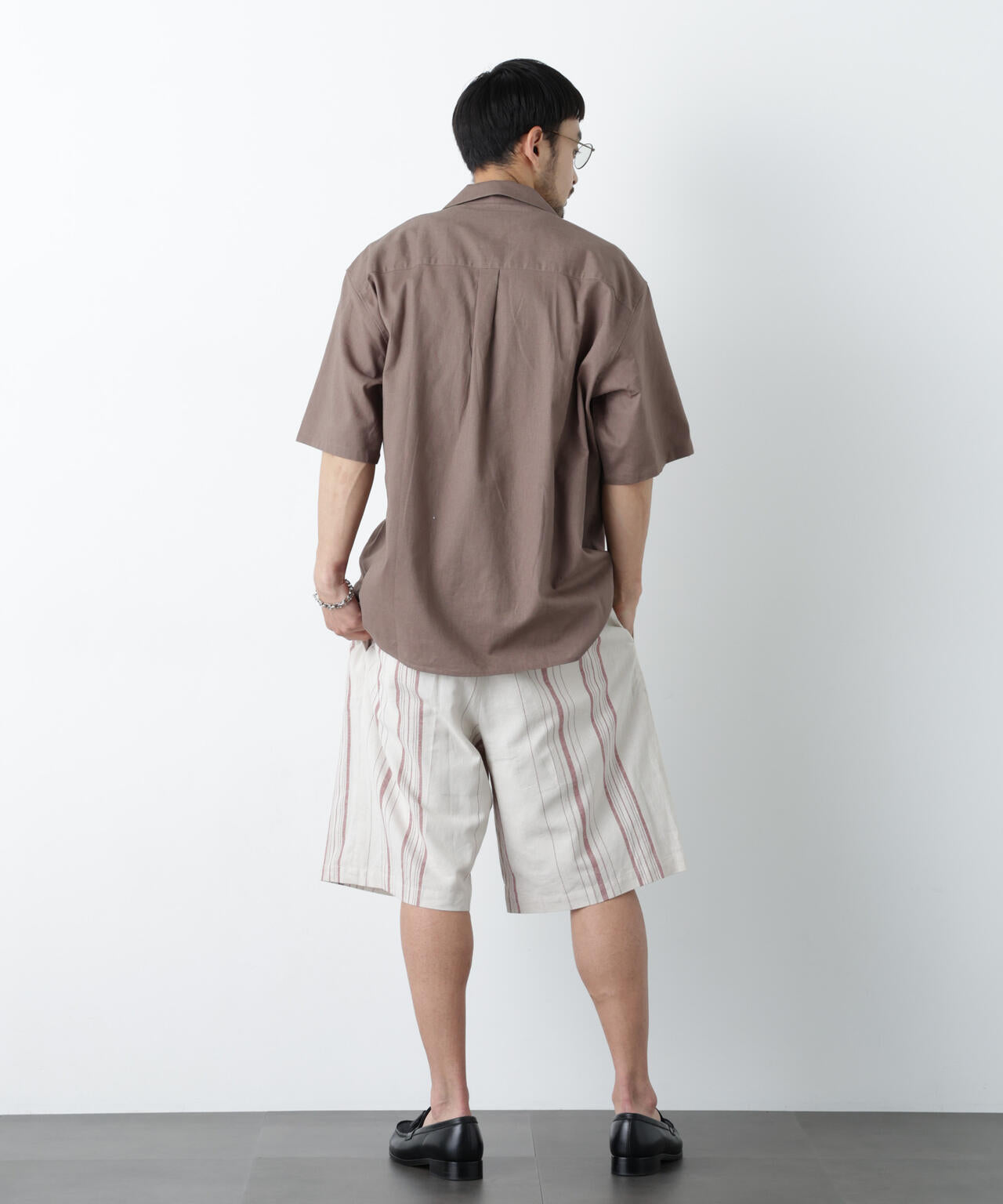 ｢FRENCH LINEN｣ フライフロント半袖シャツ