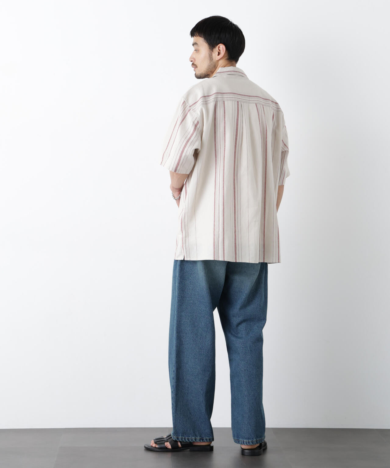 ｢FRENCH LINEN｣ フライフロント半袖シャツ