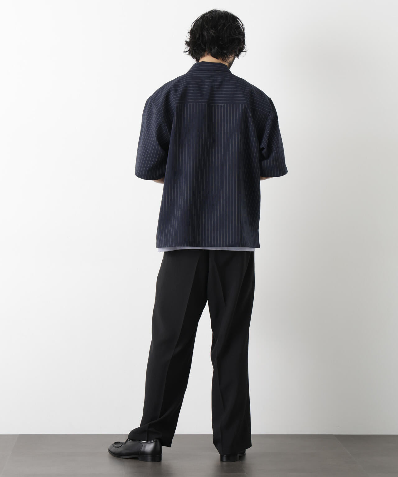 「メランジドライ」ZIPシャツブルゾン(セットアップ可)