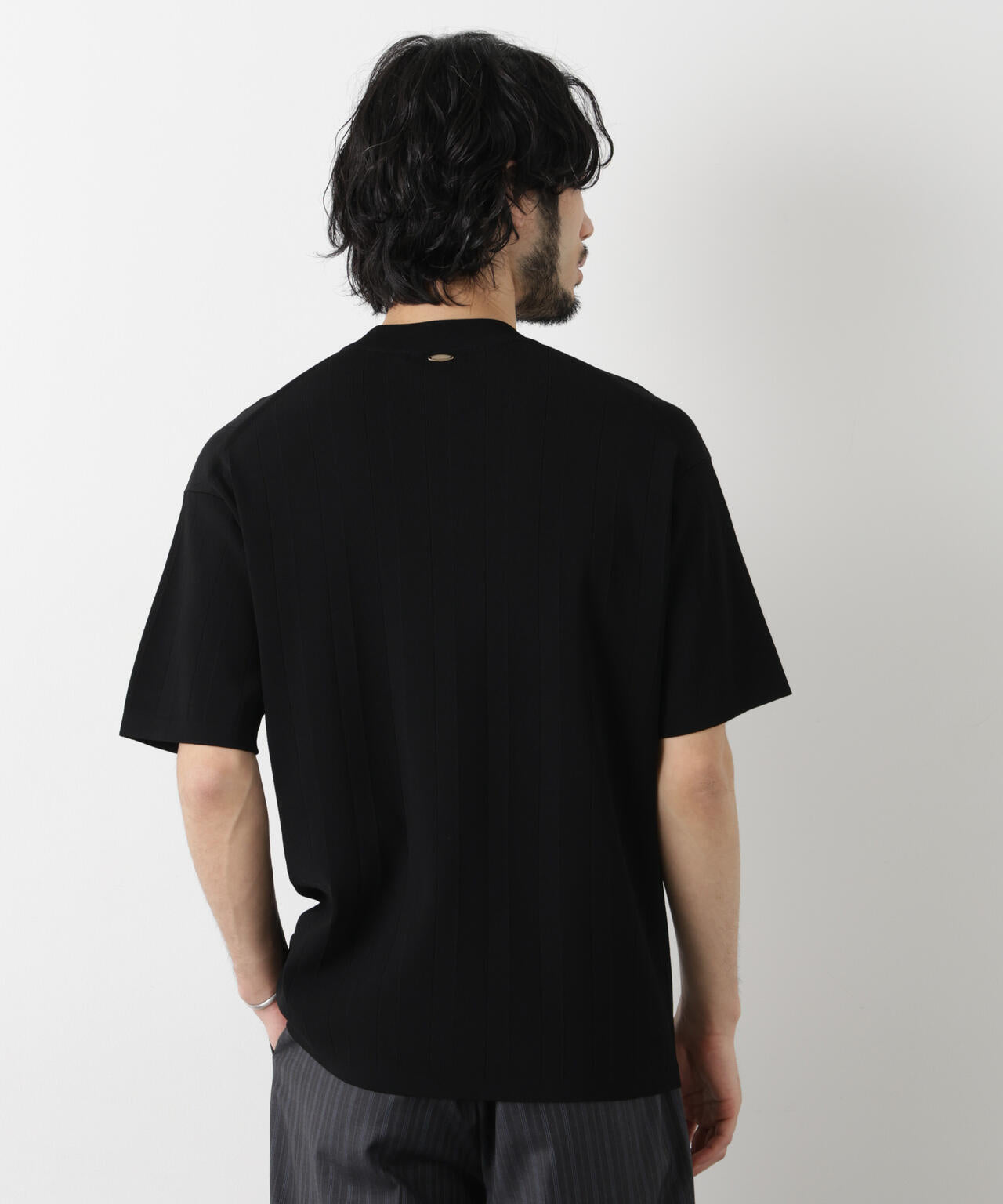 ｢ASSEMBLANC｣ 針抜きクルーネックニット
