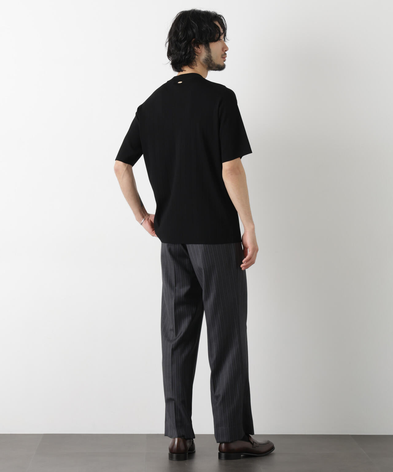 ｢ASSEMBLANC｣ 針抜きクルーネックニット
