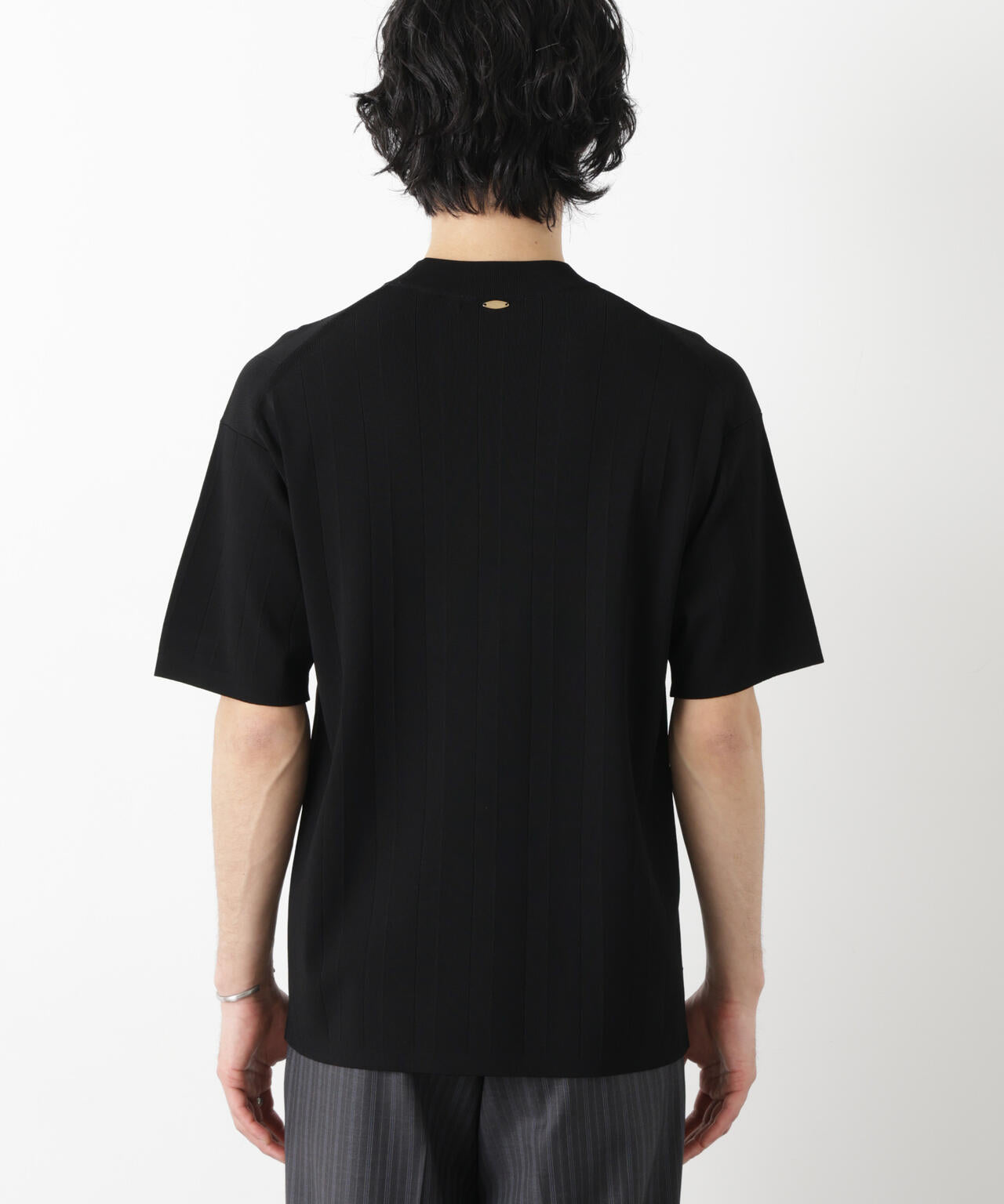 ｢ASSEMBLANC｣ 針抜きクルーネックニット