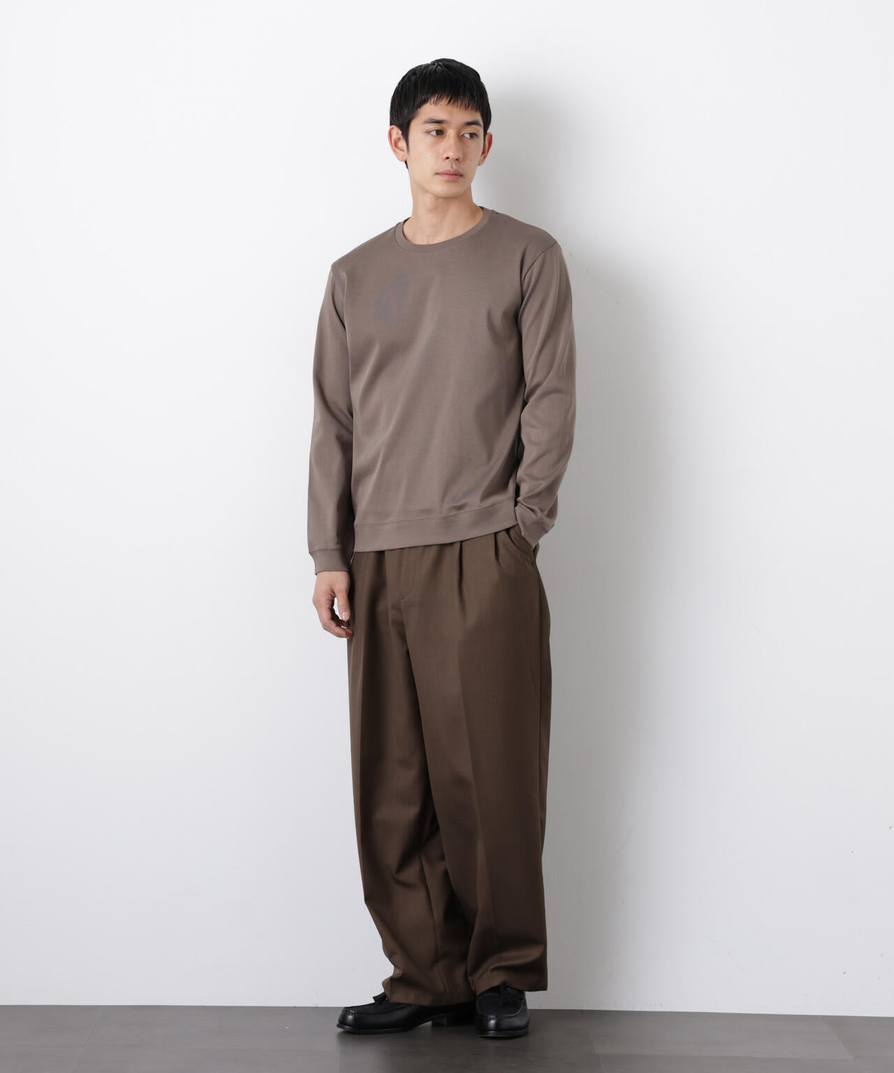 「FORMAL JERSEY」クルーネックカットソー長袖