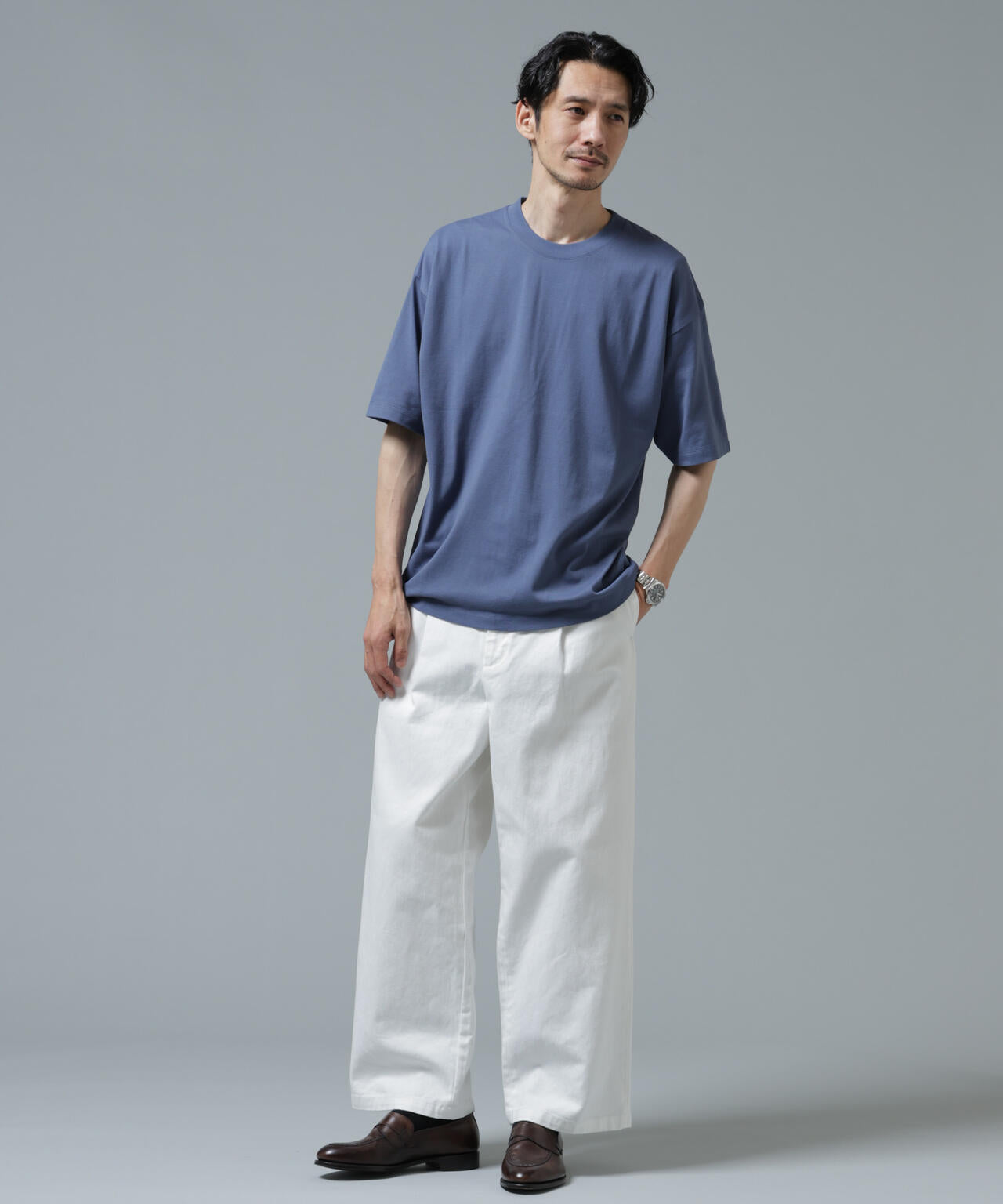 Anti Soaked(R) 汗染み防止 ミドルウェイト 7.1oz ビッグシルエットTシャツ