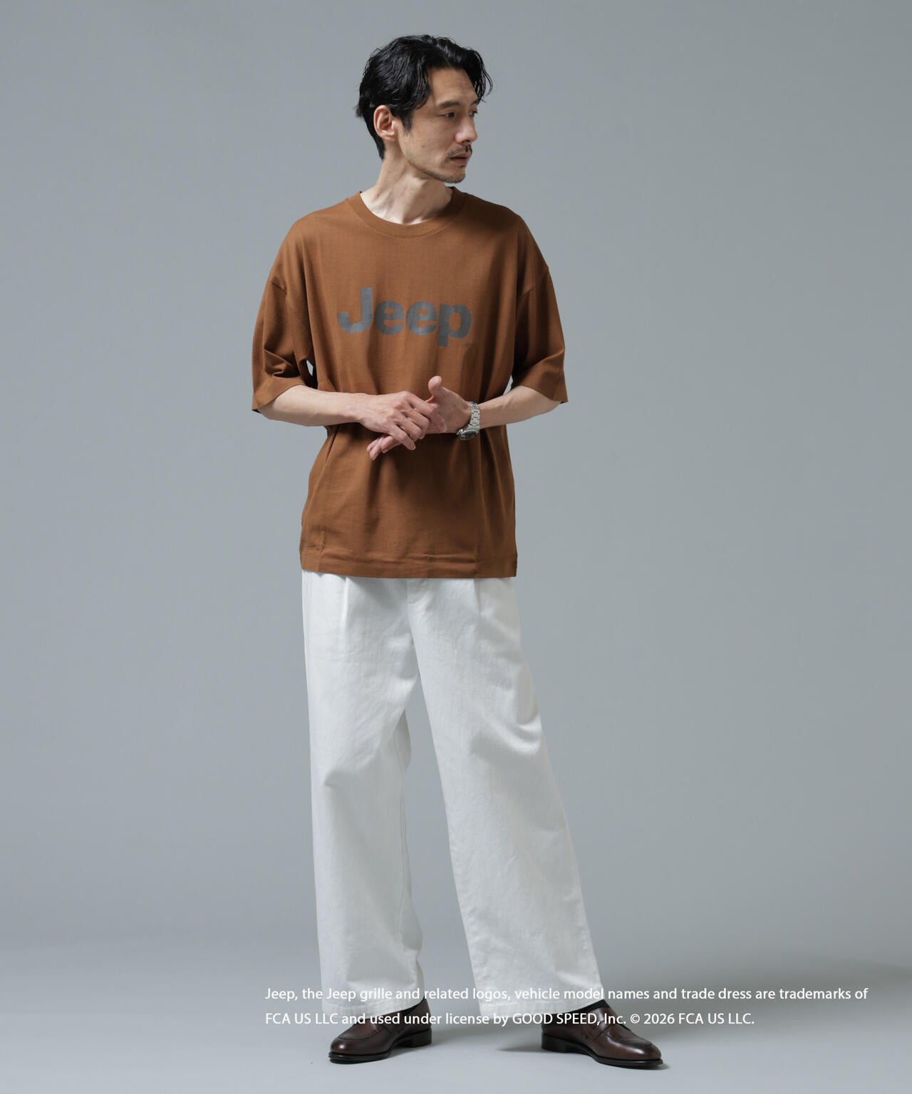 GOOD ROCK SPEED×Anti Soaked(R) 汗染み防止 ジープ Tシャツ