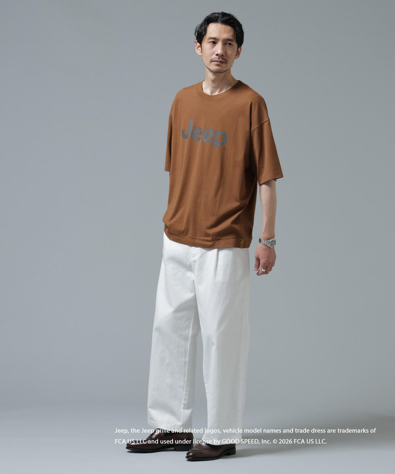 GOOD ROCK SPEED×Anti Soaked(R) 汗染み防止 ジープ Tシャツ