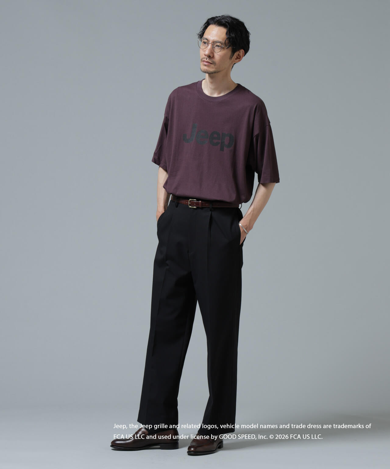 GOOD ROCK SPEED×Anti Soaked(R) 汗染み防止 ジープ Tシャツ