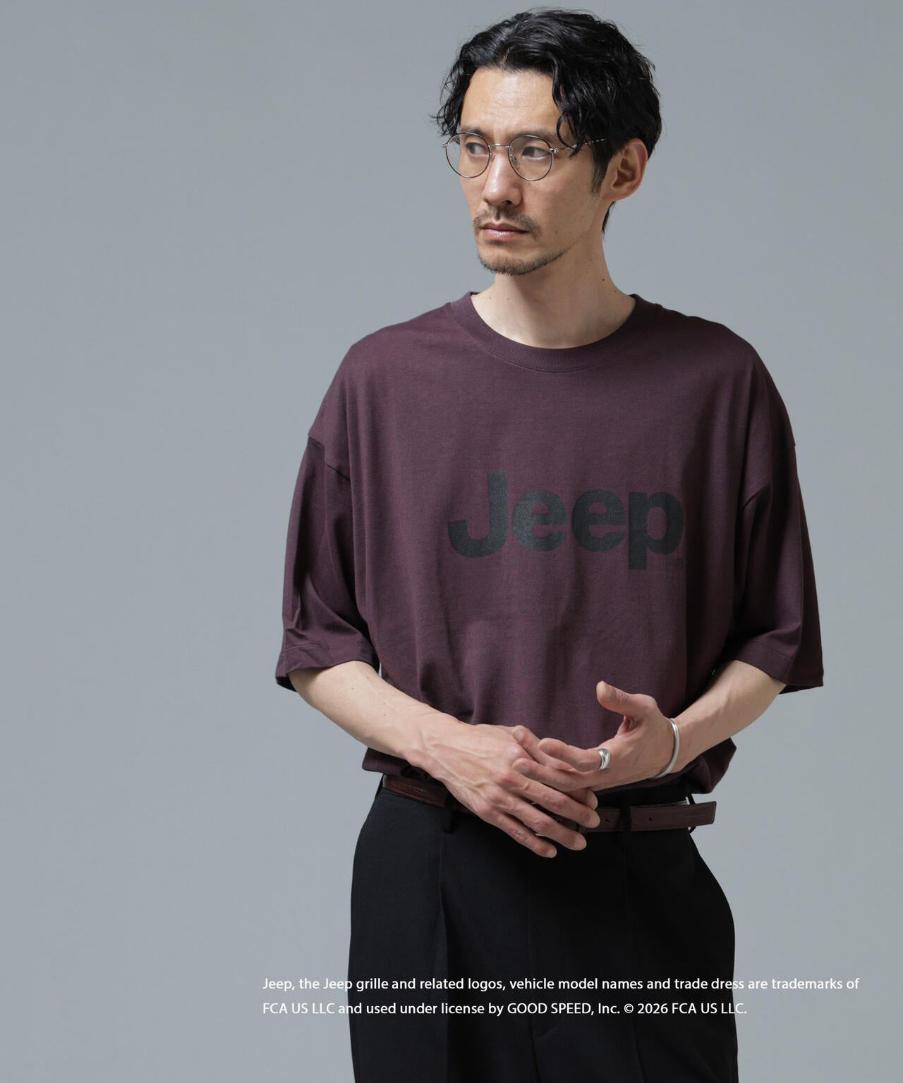 GOOD ROCK SPEED×Anti Soaked(R) 汗染み防止 ジープ Tシャツ