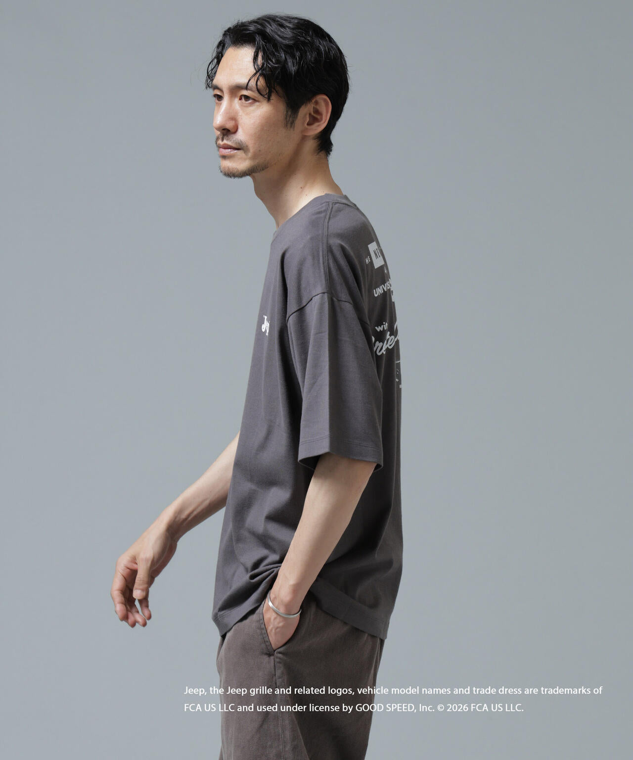 GOOD ROCK SPEED×Anti Soaked(R) 汗染み防止 ジープ Tシャツ