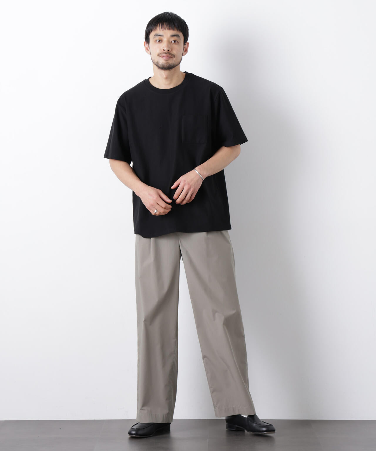 「Meaningful Continuity」coveross(R) ツイル調 冷感プレーティング天竺 ポケットTシャツ