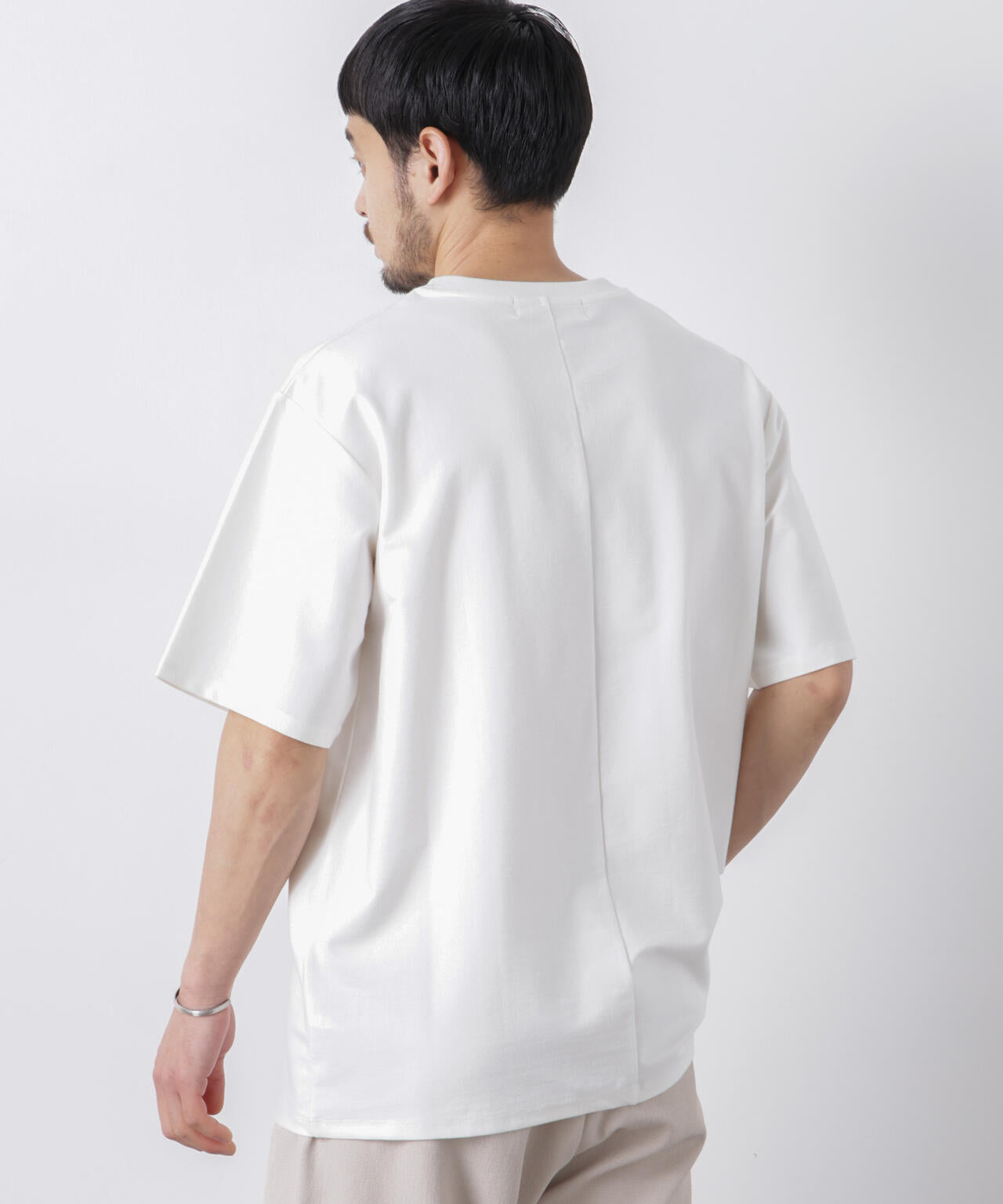 「Meaningful Continuity」coveross(R) ツイル調 冷感プレーティング天竺 ポケットTシャツ