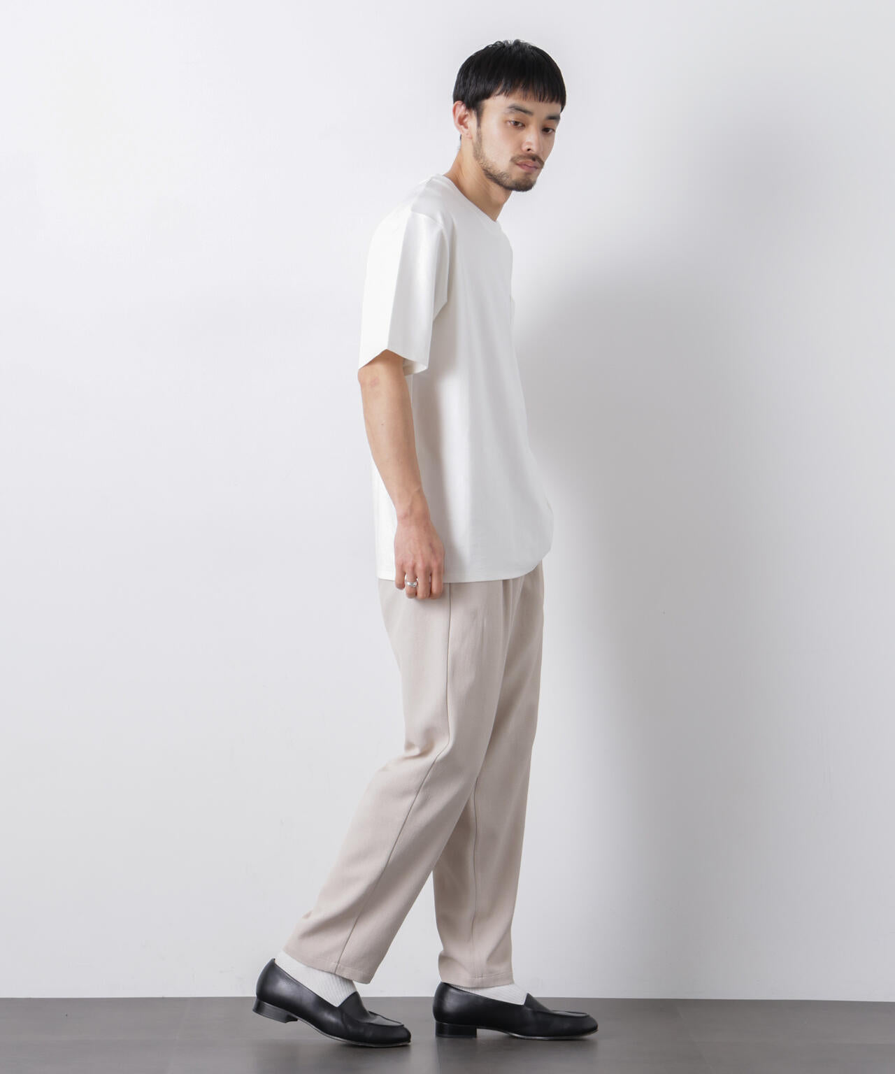 「Meaningful Continuity」coveross(R) ツイル調 冷感プレーティング天竺 ポケットTシャツ