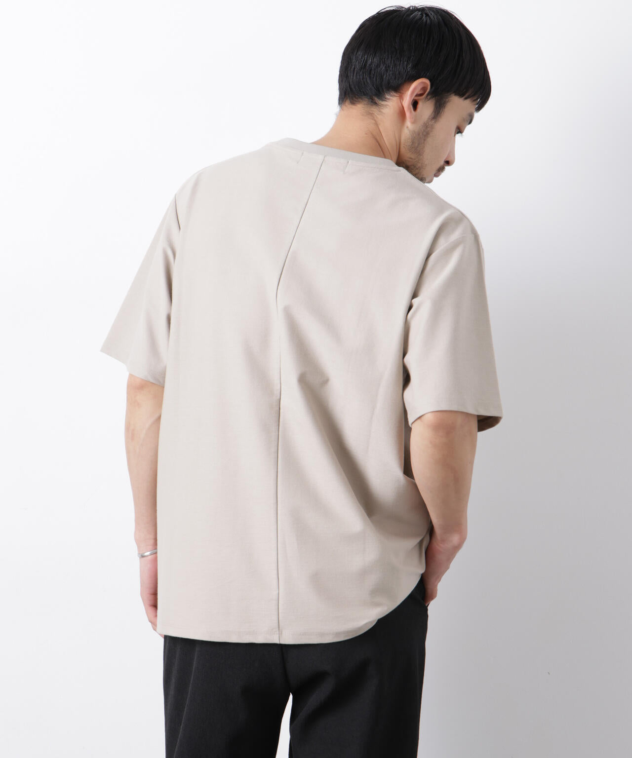 「Meaningful Continuity」coveross(R) ツイル調 冷感プレーティング天竺 ポケットTシャツ