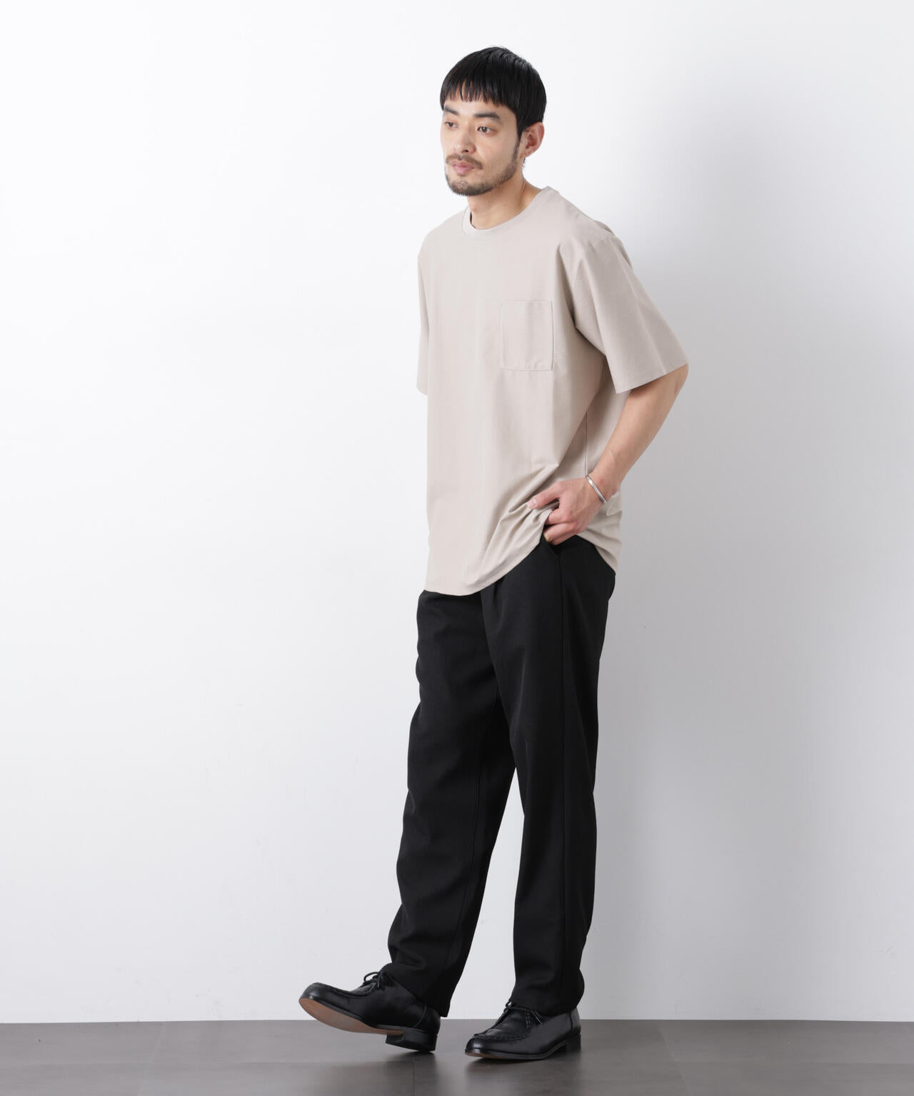 「Meaningful Continuity」coveross(R) ツイル調 冷感プレーティング天竺 ポケットTシャツ