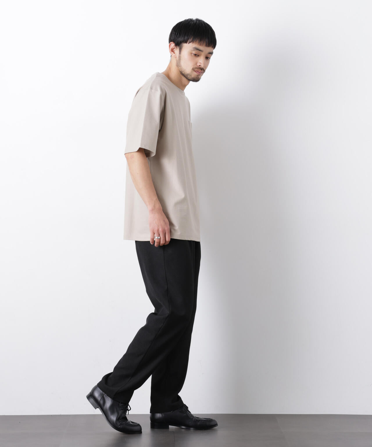 「Meaningful Continuity」coveross(R) ツイル調 冷感プレーティング天竺 ポケットTシャツ