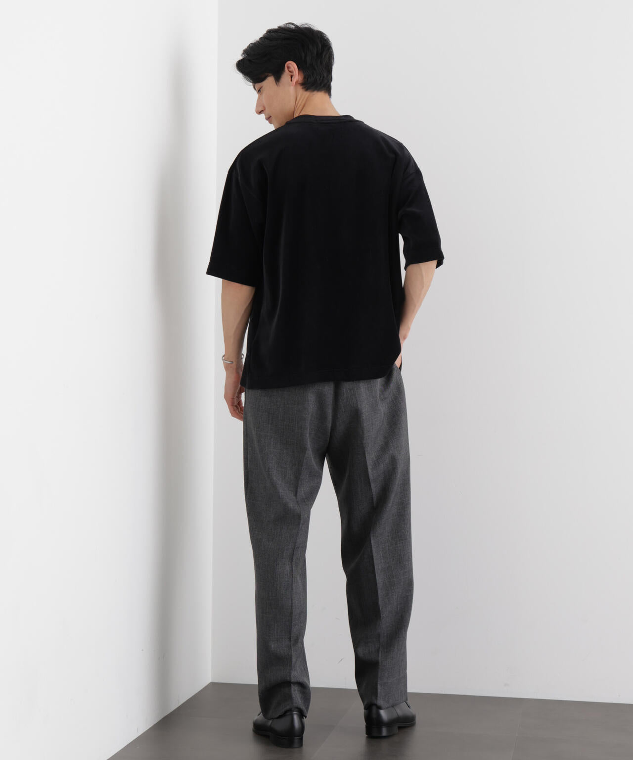 ベロア クルーネック Ｔシャツ 半袖