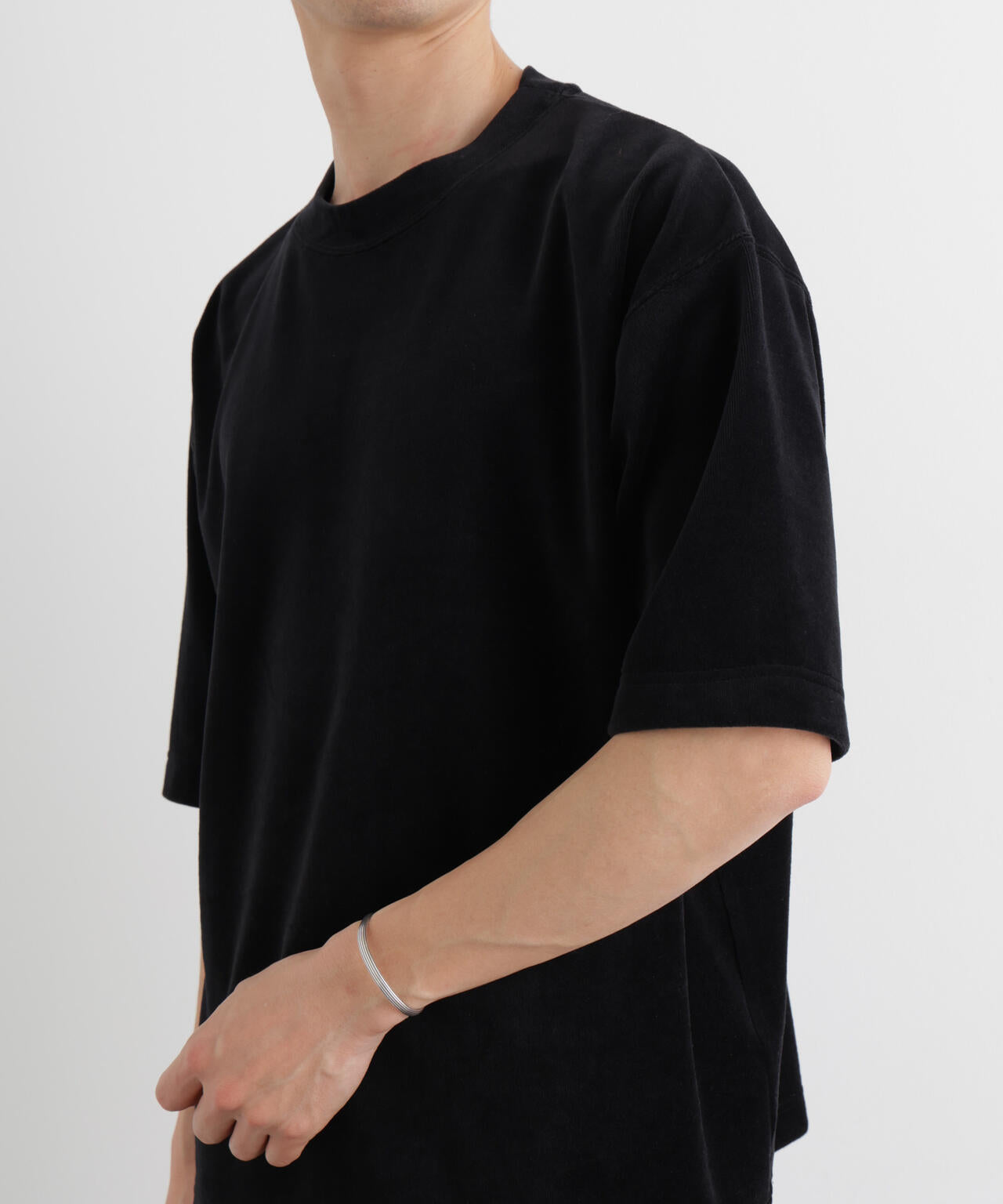 ベロア クルーネック Ｔシャツ 半袖