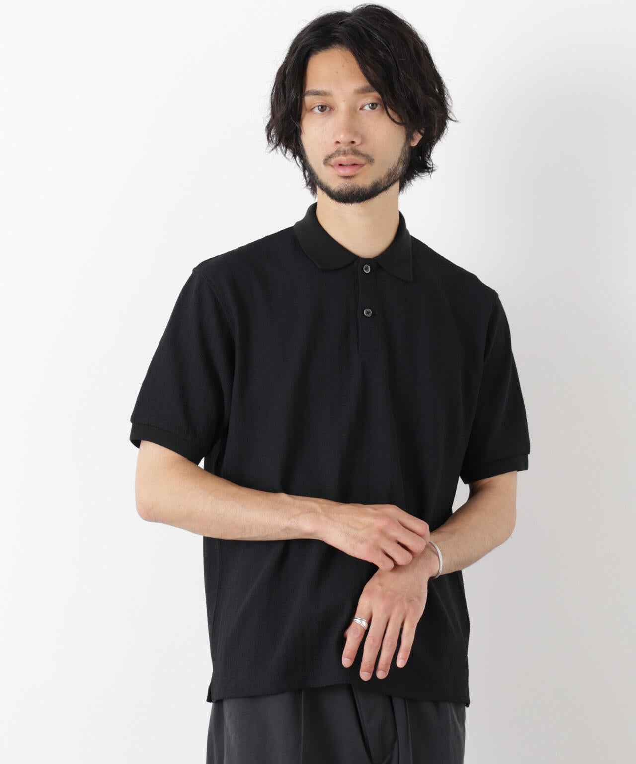 181cm　B:75 W:73 H:90 着用サイズ：L