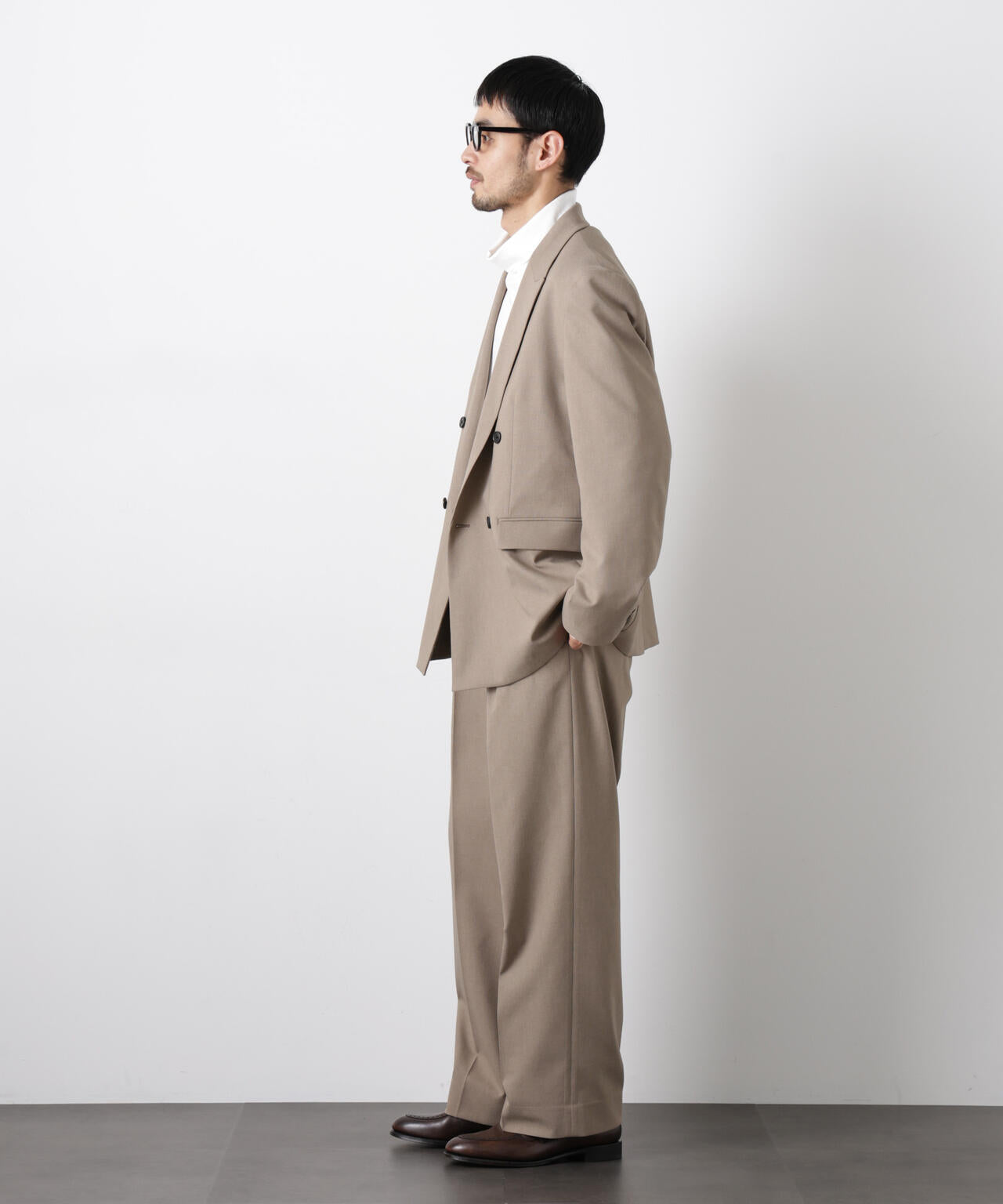 Reflax(R)オックスストレートパンツ（セットアップ可)