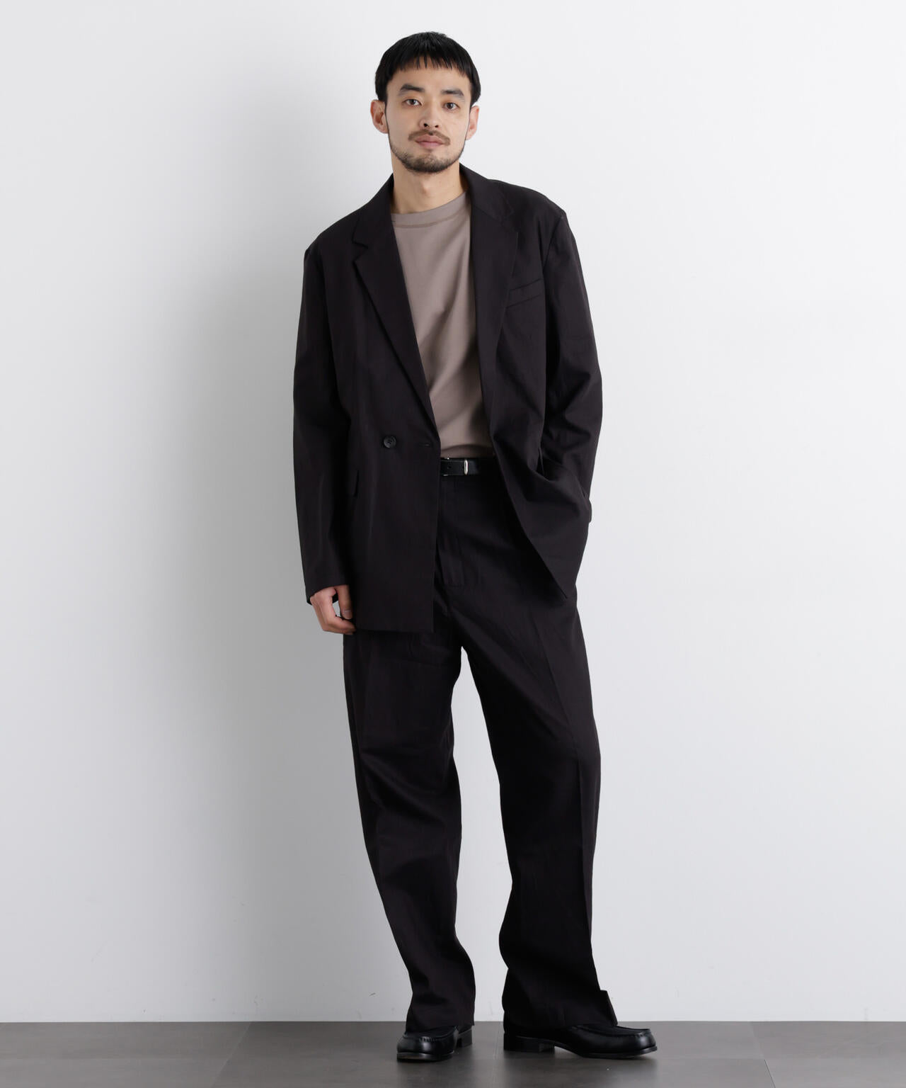 ｢FRENCH LINEN｣ リネンコットンストレートパンツ（セットアップ可）