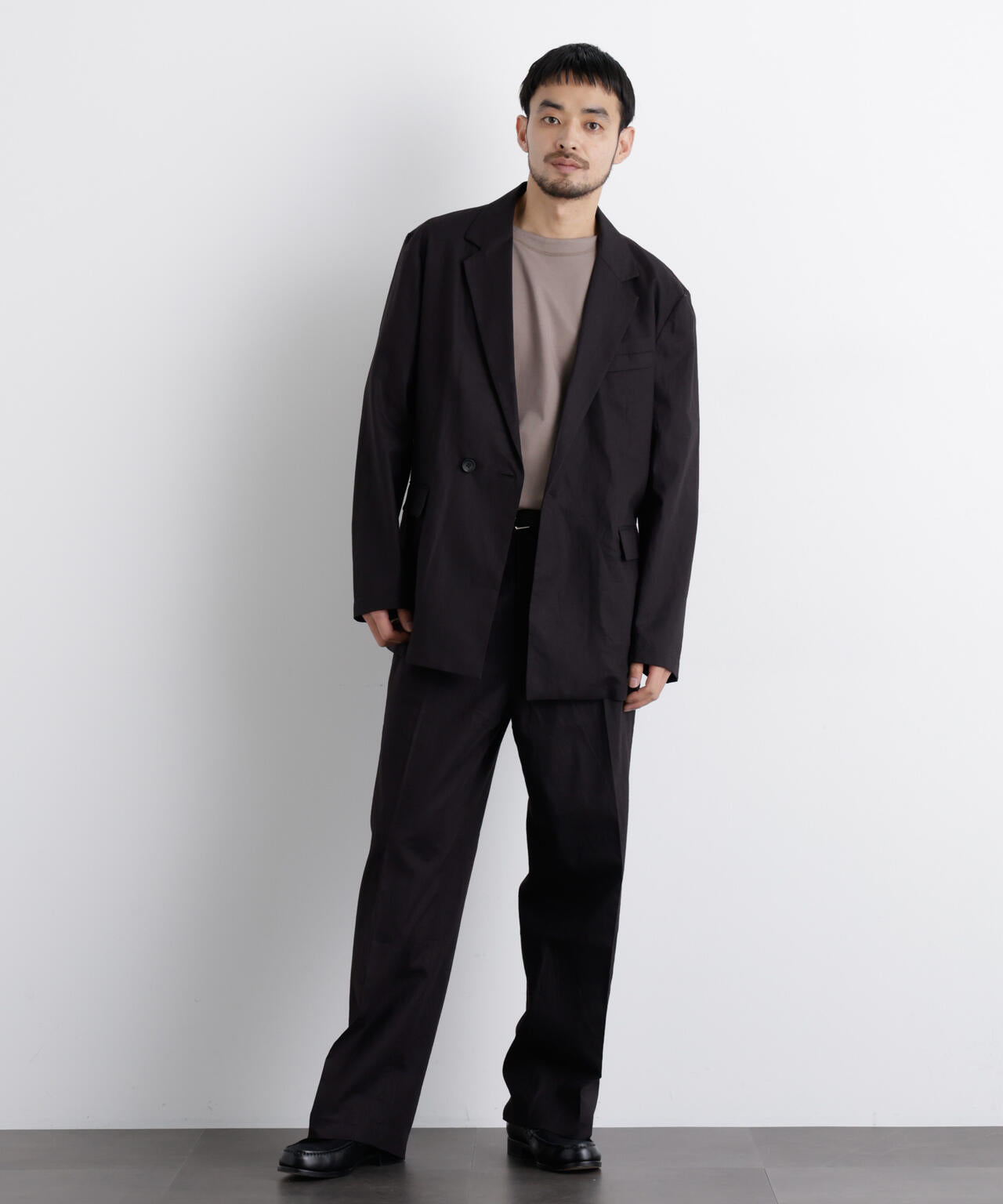 ｢FRENCH LINEN｣ リネンコットンストレートパンツ（セットアップ可）