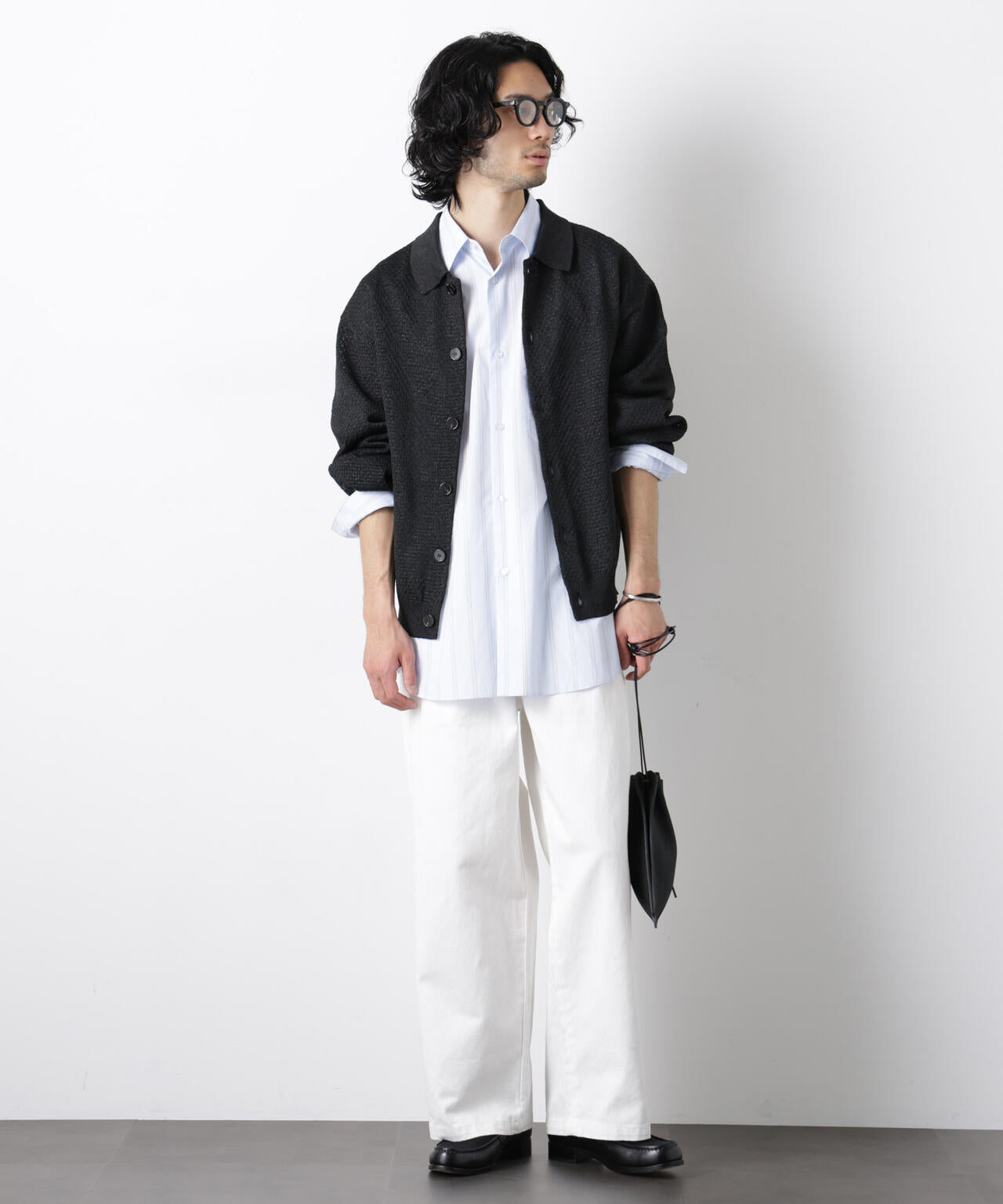 ｢OtoNANO｣大人のワイドデニムパンツ