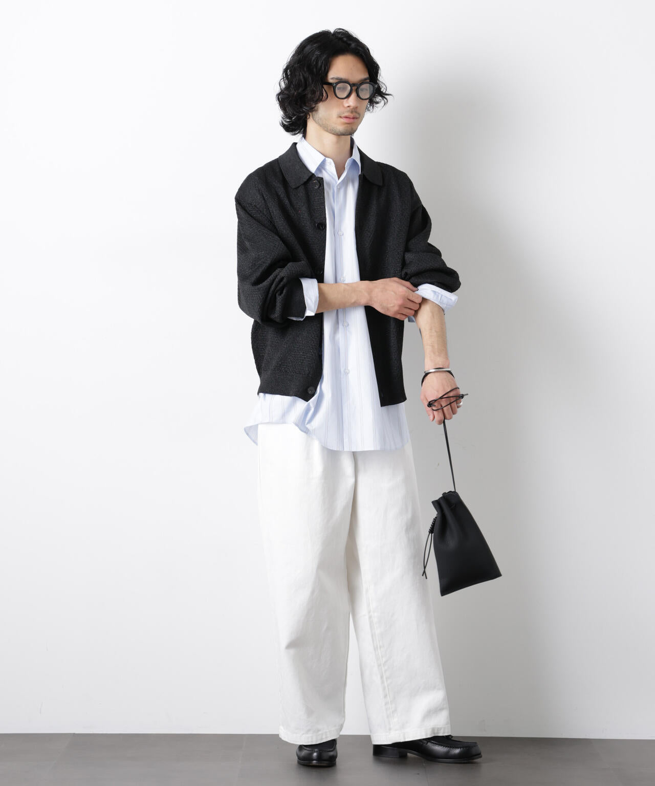 ｢OtoNANO｣大人のワイドデニムパンツ