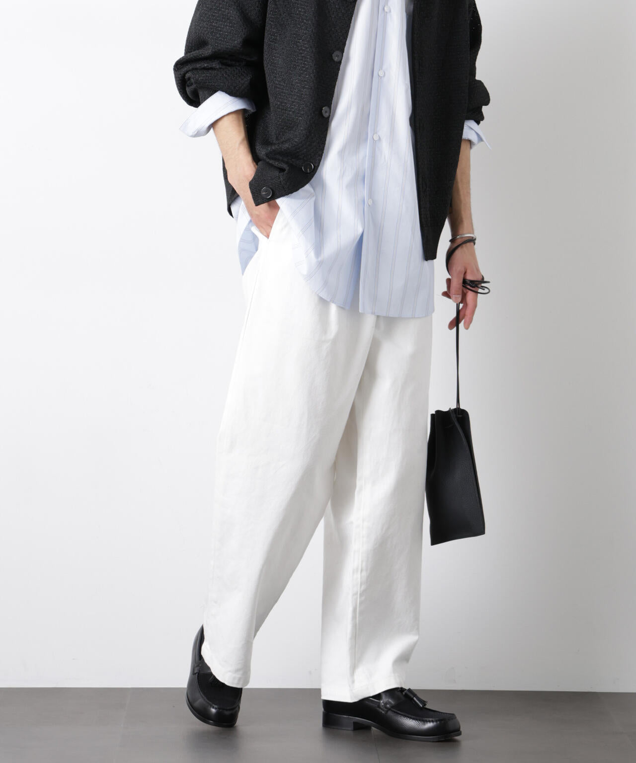 ｢OtoNANO｣大人のワイドデニムパンツ