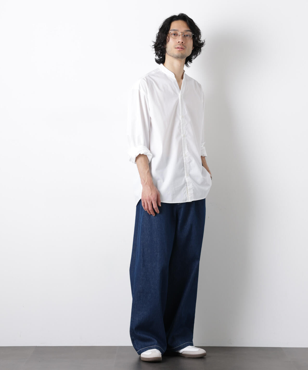 ｢OtoNANO｣大人のワイドデニムパンツ