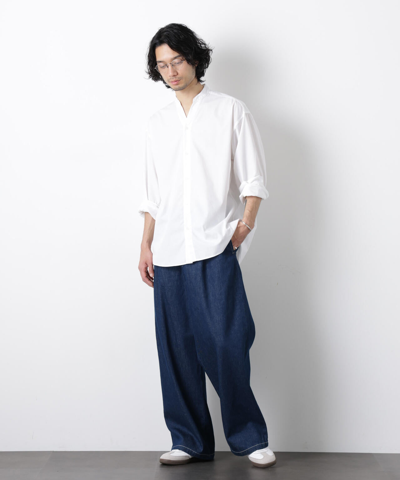 ｢OtoNANO｣大人のワイドデニムパンツ