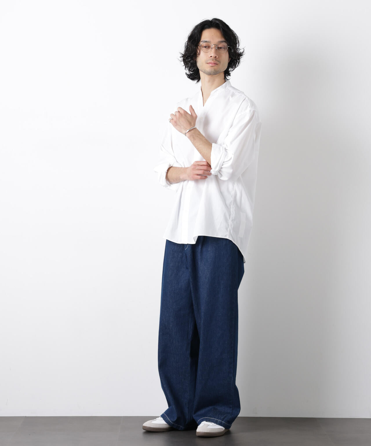 ｢OtoNANO｣大人のワイドデニムパンツ