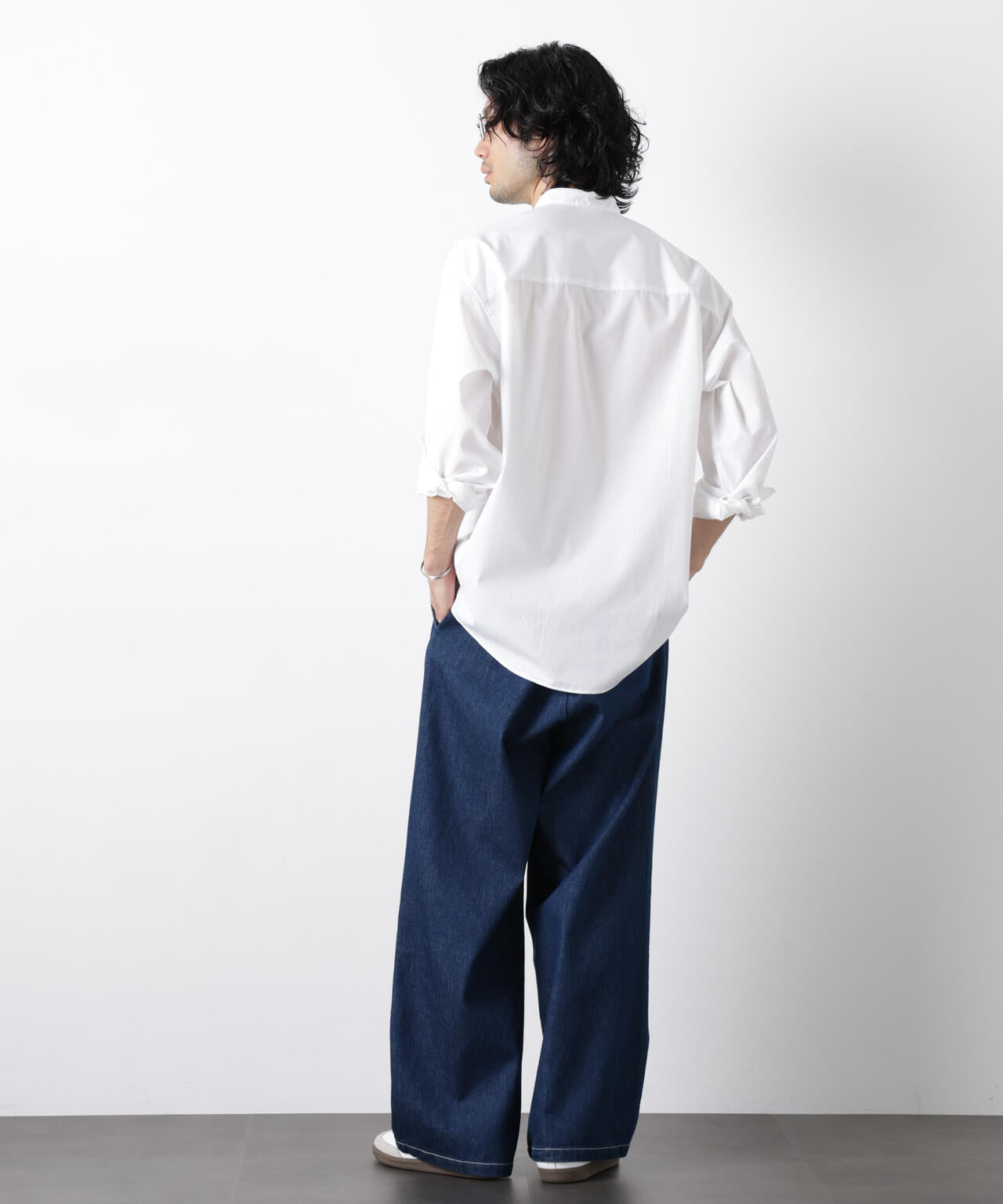 ｢OtoNANO｣大人のワイドデニムパンツ