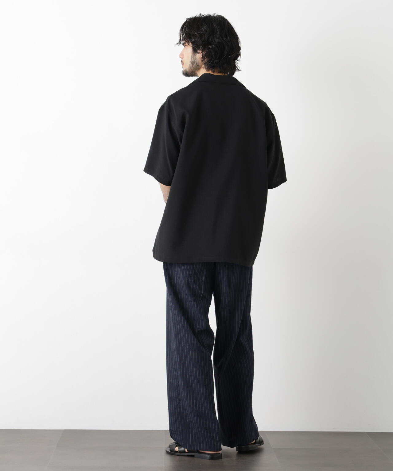 「メランジドライ」ワイドスラックス(セットアップ可)