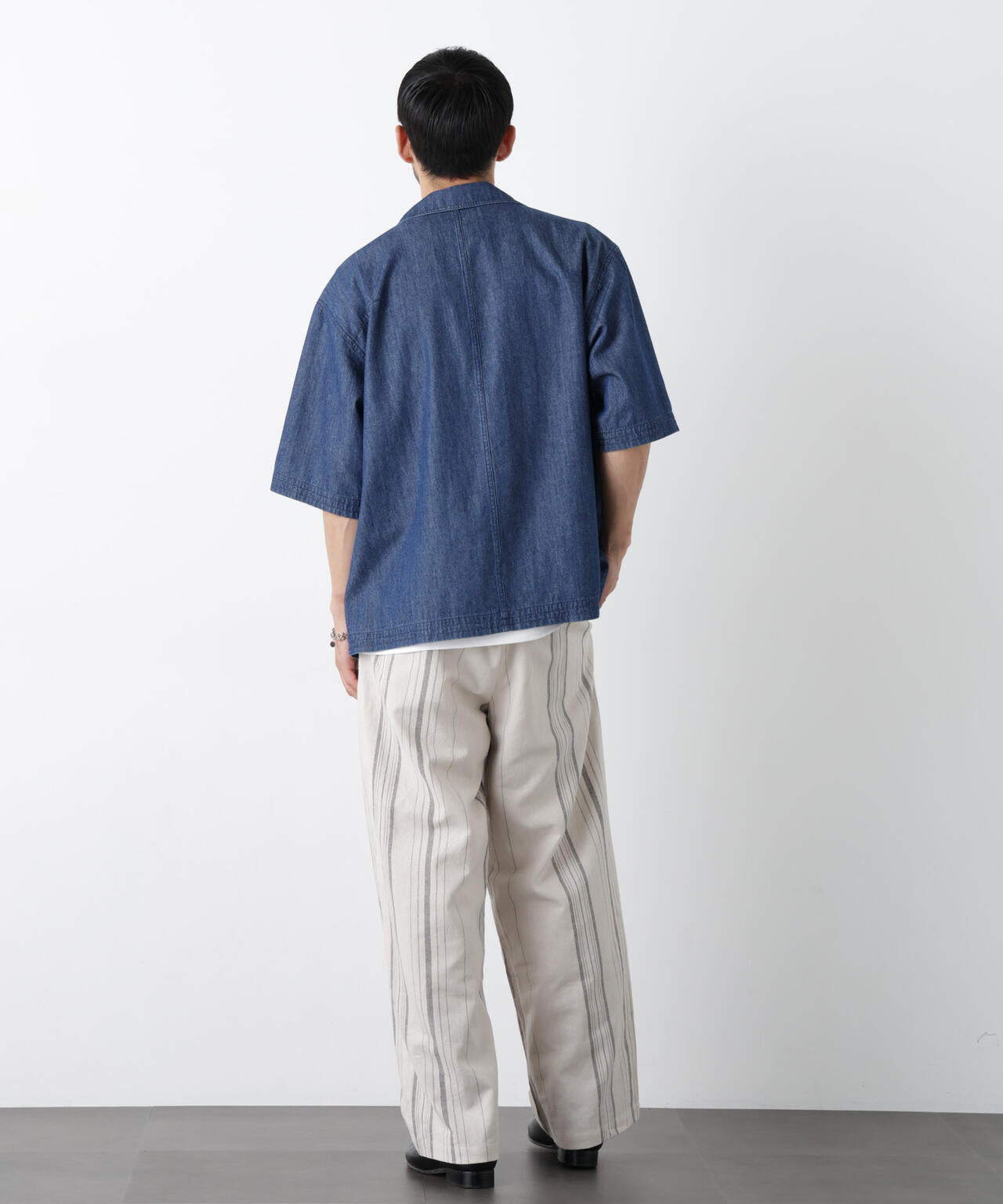 ｢FRENCH LINEN｣ ストライプスラックス