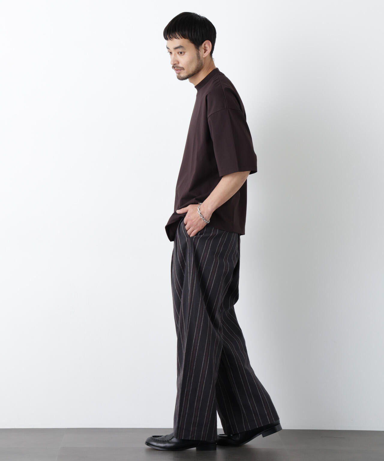 ｢FRENCH LINEN｣ ストライプスラックス