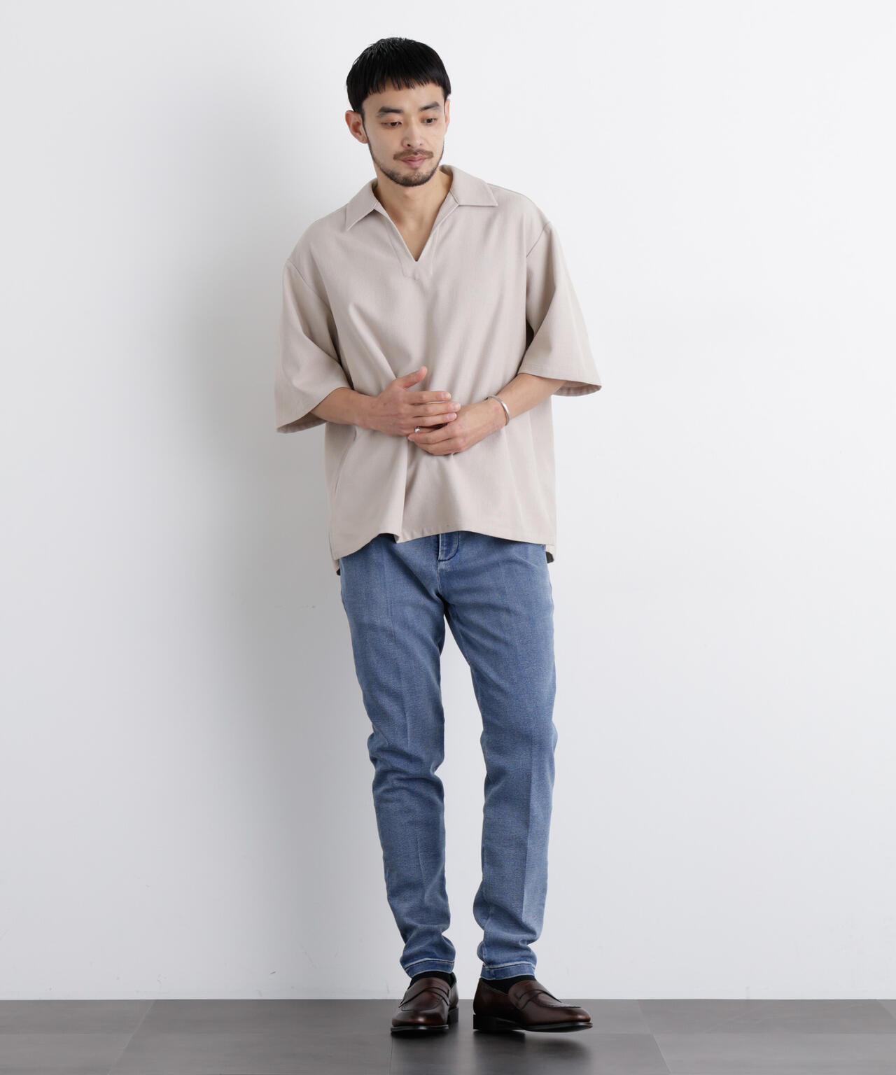 ｢Meaningful Continuity｣ ストレッチデニムトラウザーズ