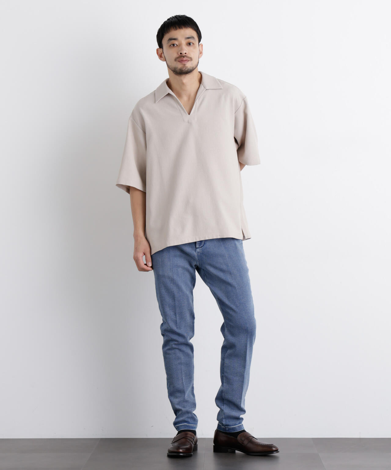 ｢Meaningful Continuity｣ ストレッチデニムトラウザーズ