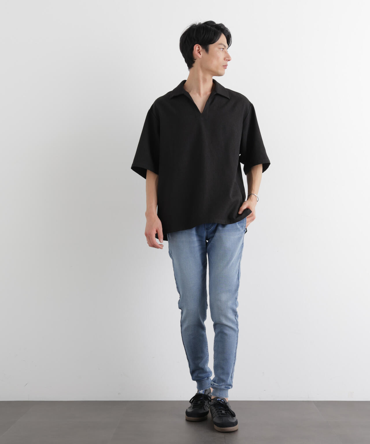 ｢Meaningful Continuity｣ ストレッチデニムジョガーパンツ