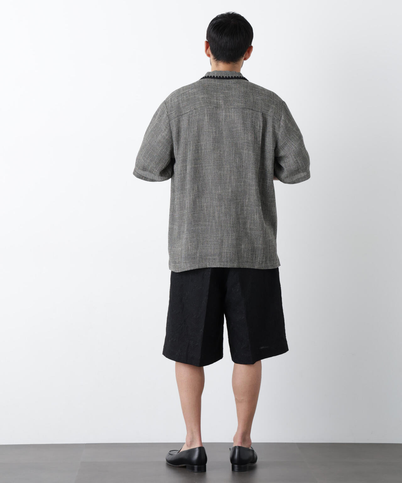 ｢OtoNANO｣×masoret 総柄刺繍ショートパンツ(セットアップ可)