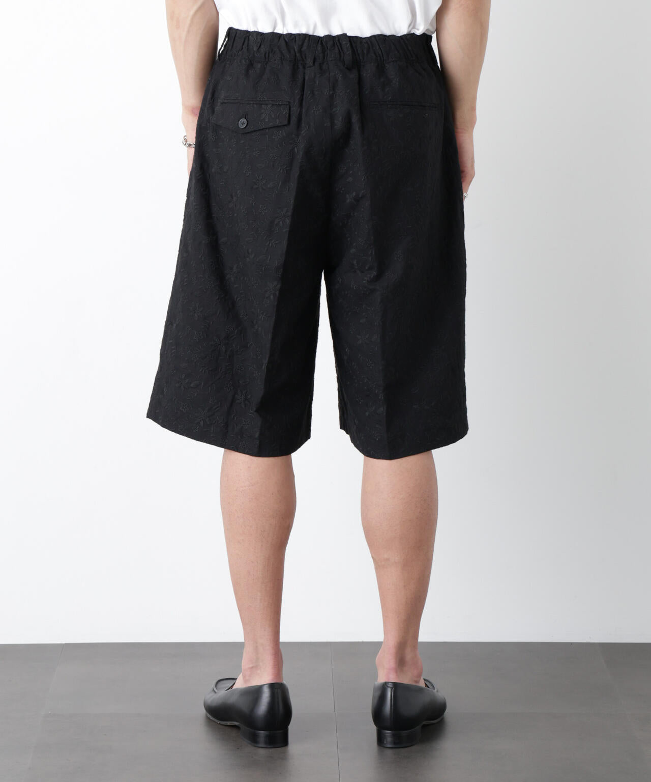 ｢OtoNANO｣×masoret 総柄刺繍ショートパンツ(セットアップ可)