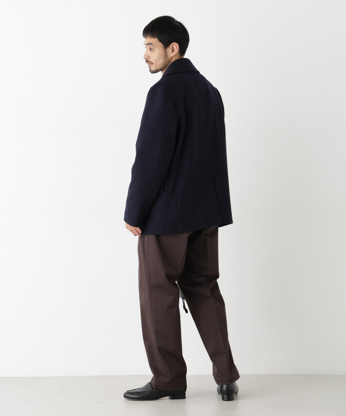 「NEW ON COAT」ウール/NショートPコート