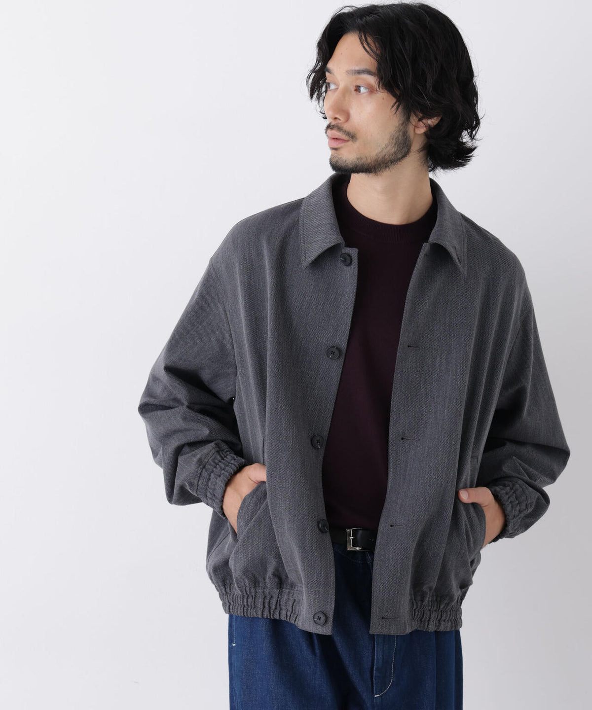 181cm　B:75 W:73 H:90 着用サイズ：L